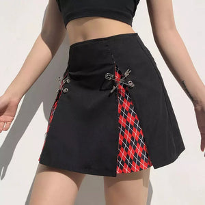 "ARGYLE PEEK" SKIRT