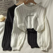 "VINTAGE CHIC" CROPPED SWEATER