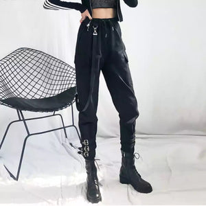 "BUCKLE UP" TROUSERS