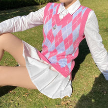 "PREPPY ARGYLE" SWEATER VEST
