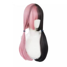 "PINK BLACK SPLIT" STRAIGHT WIG