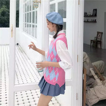 "PREPPY ARGYLE" SWEATER VEST