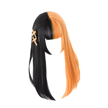 "ORANGE SPLIT" LONG WIG