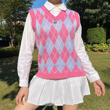 "PREPPY ARGYLE" SWEATER VEST