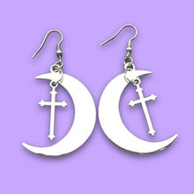 "GOTHIC CROSS" EARRINGS