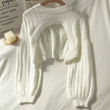 "VINTAGE CHIC" CROPPED SWEATER