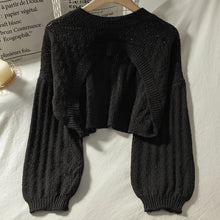 "VINTAGE CHIC" CROPPED SWEATER