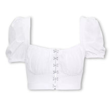 "DOLLY" PEASANT CROP TOP