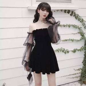 "JET VELVET" DRESS