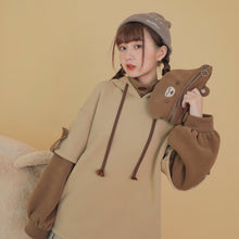 "KAWAII BEAR" CROSS BAG HOODIE