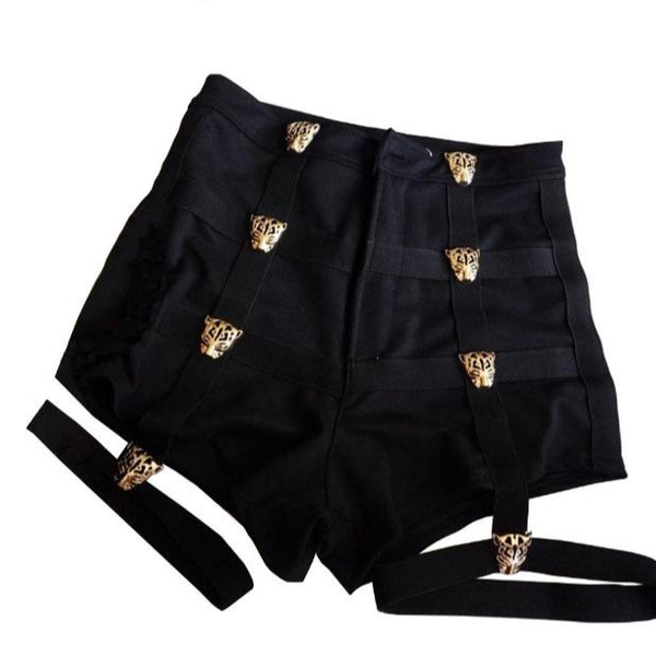 "LIONESS" GARTER SHORTS