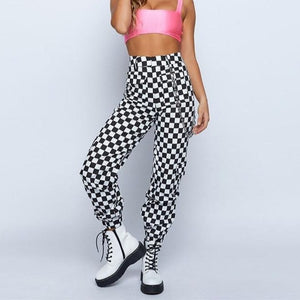 "CHECKERBOARD" TROUSERS