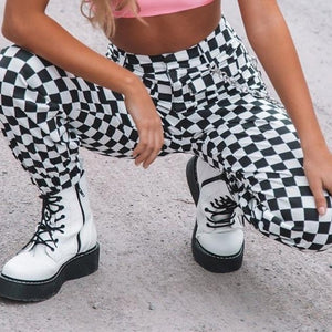 "CHECKERBOARD" TROUSERS