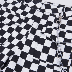 "CHECKERBOARD" TROUSERS