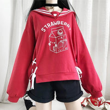 "STRAWBERRY" PULLOVER SWEATER