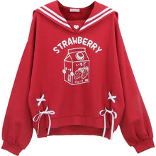 "STRAWBERRY" PULLOVER SWEATER