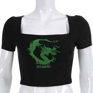 "DRAGON" CROP TOP