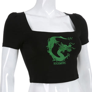 "DRAGON" CROP TOP