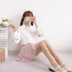 "STRAWBERRY DREAM" BLOUSE