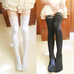 "LACEY" OVER THE KNEE SOCKS