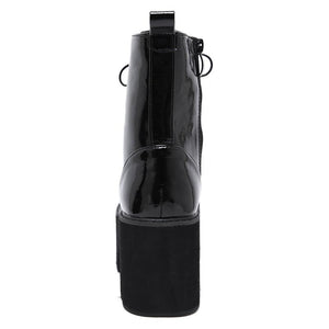 "BLAKE" LEATHER PLATFORM BOOTS
