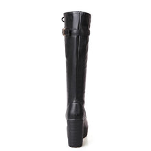 "RAVEN" LACED KNEE HIGH BOOTS