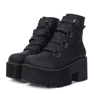 "ZIA" PLATFORM BOOTS