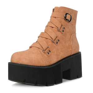 "ZIA" PLATFORM BOOTS