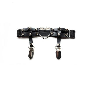 "BLACK" THIGH GARTERS