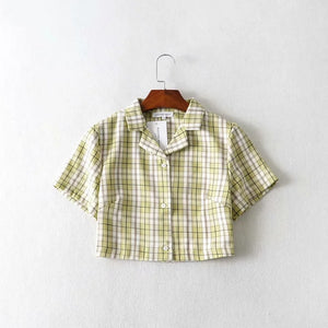 "KEEP IT PLAID" BUTTON UP SHIRT