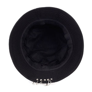 "PIERCED" BUCKET HAT