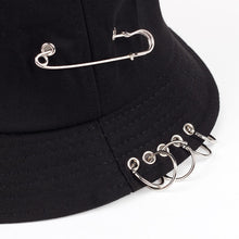 "PIERCED" BUCKET HAT
