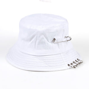 "PIERCED" BUCKET HAT