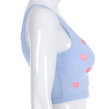 "PLUSH HEART" CROP TOP