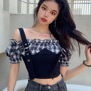 "SADIE" OFF THE SHOULDER SHIRT