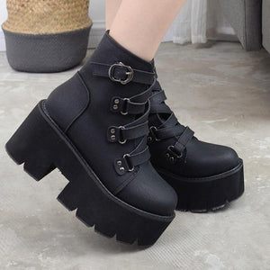 "ZIA" PLATFORM BOOTS