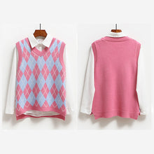 "PREPPY ARGYLE" SWEATER VEST