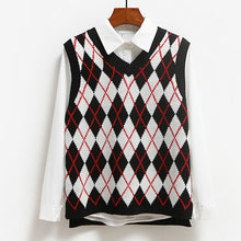 "PREPPY ARGYLE" SWEATER VEST