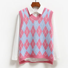 "PREPPY ARGYLE" SWEATER VEST