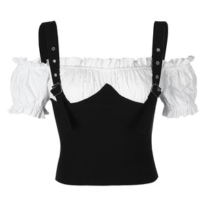 "SADIE" OFF THE SHOULDER SHIRT