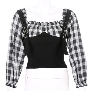 "SADIE" OFF THE SHOULDER SHIRT