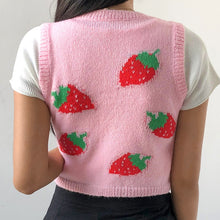 "STRAWBERRY" SWEATER VEST