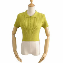 "SLICK" BUTTONED T-SHIRT