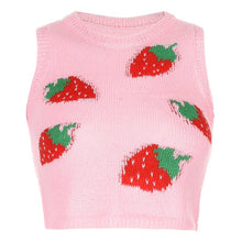 "STRAWBERRY" SWEATER VEST