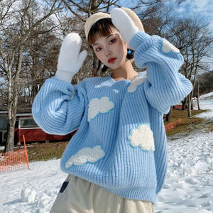 "CLOUDY" PULLOVER SWEATER