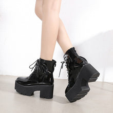"VADA" BAT WING PLATFORM BOOTS