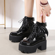 "VADA" BAT WING PLATFORM BOOTS
