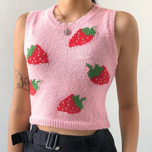 "STRAWBERRY" SWEATER VEST