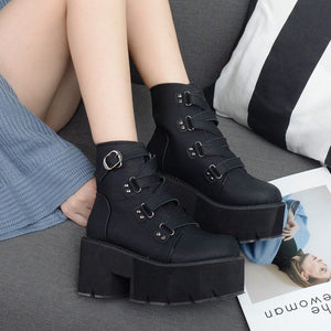 "ZIA" PLATFORM BOOTS