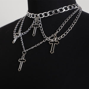 "CROSS CHAIN" NECKLACE